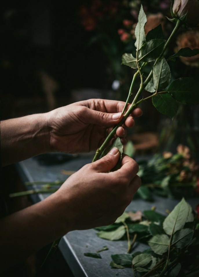 Removing lower leaves