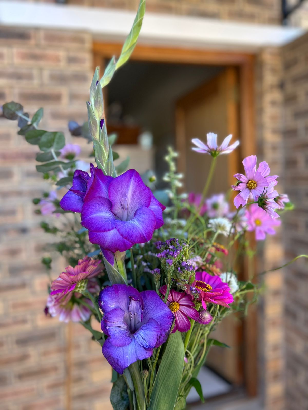 Flowers in cool location